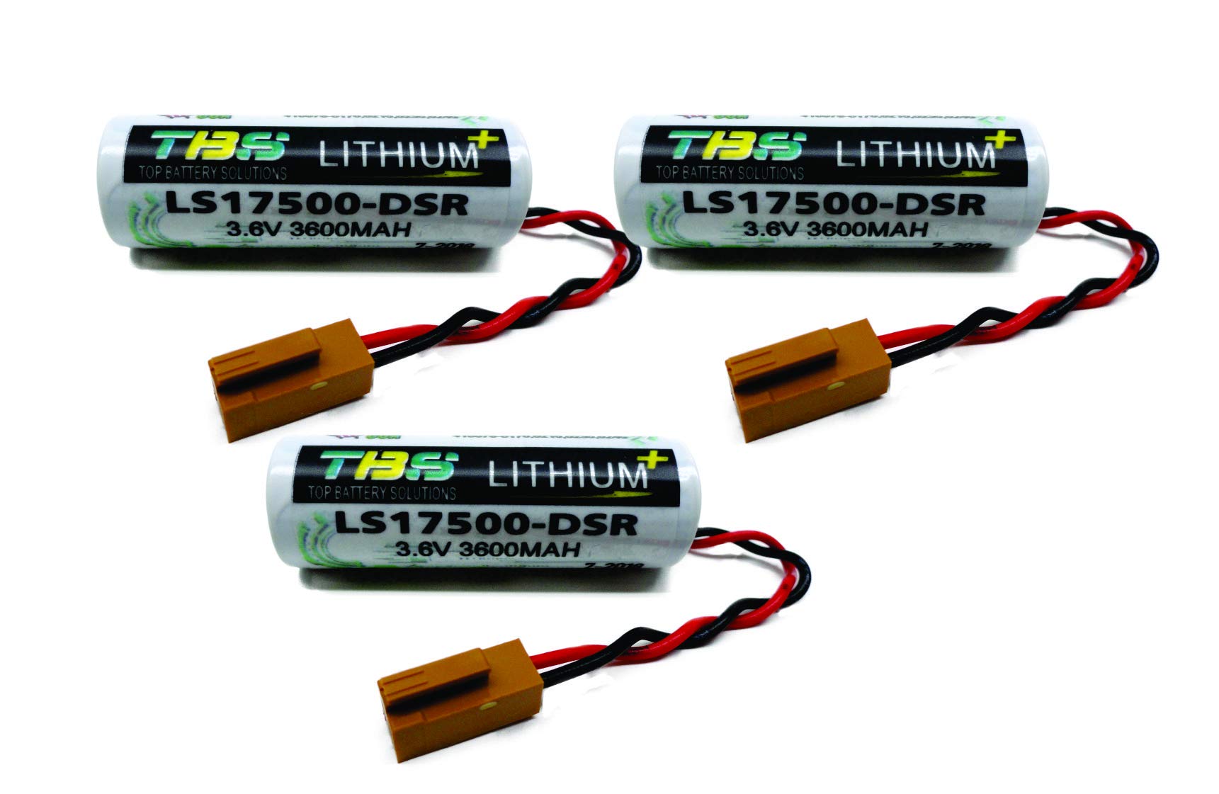 3PC Denso LS17500-DSR Replacement Battery 3.6v PLC