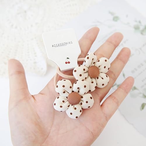 Miniatura 6 de 30 unidades (15 pares) de ligas para el pelo de bebé niña con lazos, soportes pequeños de 1.2 pulgadas, bandas elásticas para coletas y accesorios