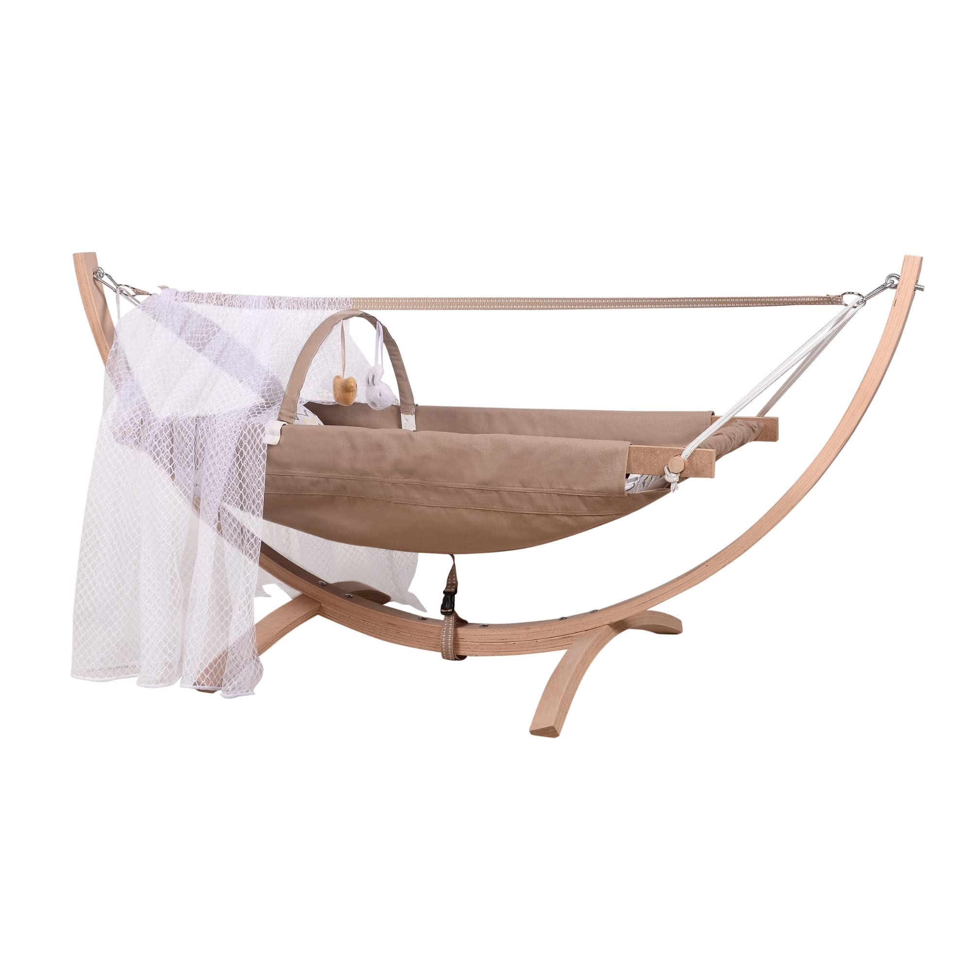 Baby Hammock, Babyhangematte Krippe, Hangematte Für Neugeborene, Neugeboronen Bett, Baby Cradle, Vintage Babyhangematte, Kinderbett, Stubenwagen Für Das Kinderzimmer (Gold)