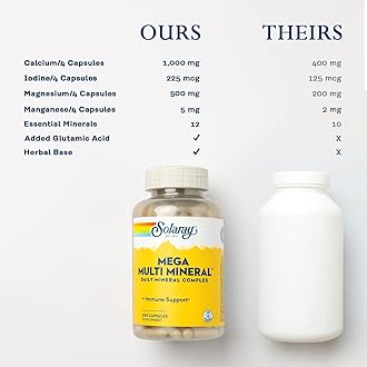 SOLARAY Mega Multi Mineral (200 Capsules)