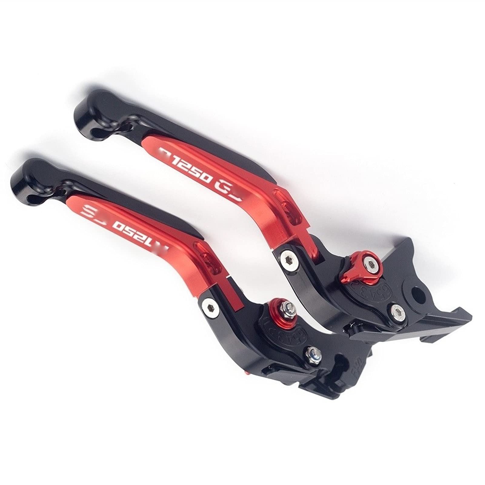 Leve Freno E Frizione Regolabili Per Honda ADV350 (2022-2024) - CNC Alluminio 6061, Nero/Rosso, Set Coppia