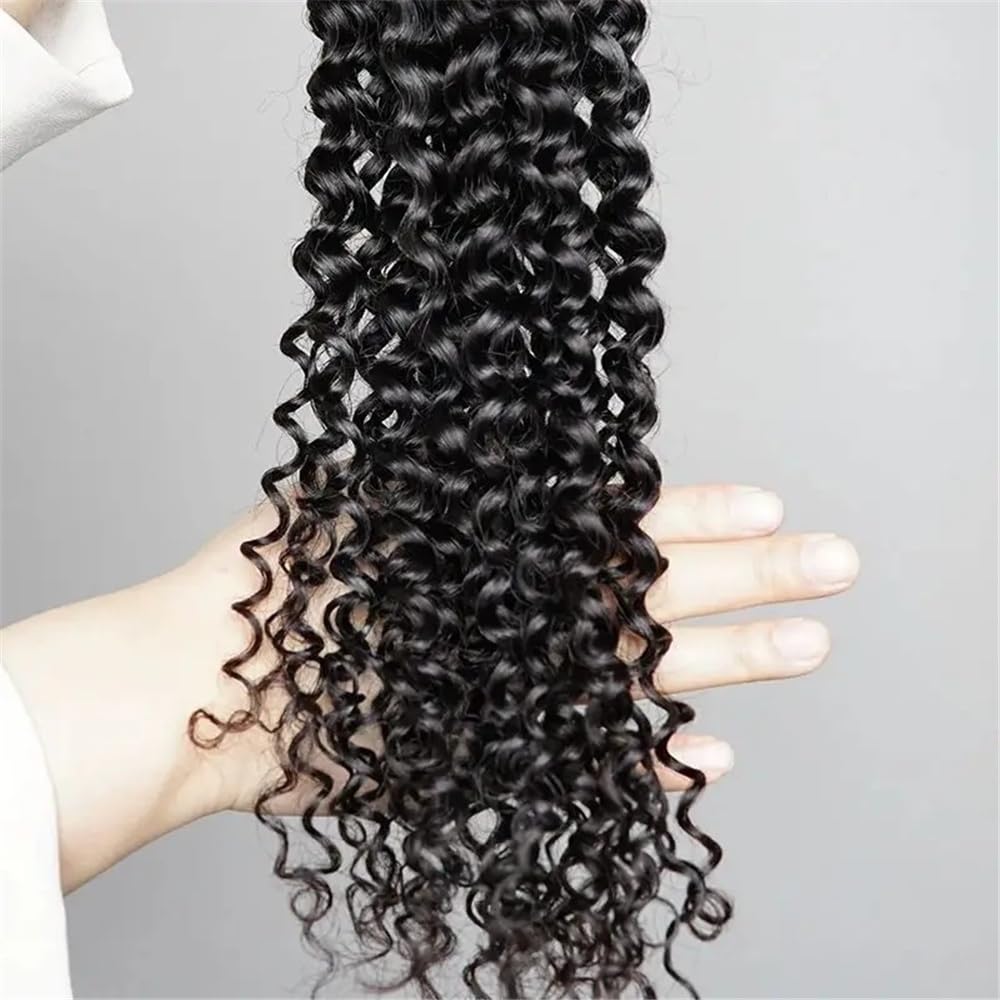 Haare für Braids Boho-Haar for Flechten, 25,4–71,1 cm, 1 Bündel, Jerry-Curly-Haarverlängerungen aus menschlichem Haar, ohne Schuss Haare für Flechten(10inches)
