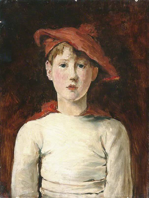 Tableau le fils du peintre Louise Jopling pour créer un salon élégant et chaleureux