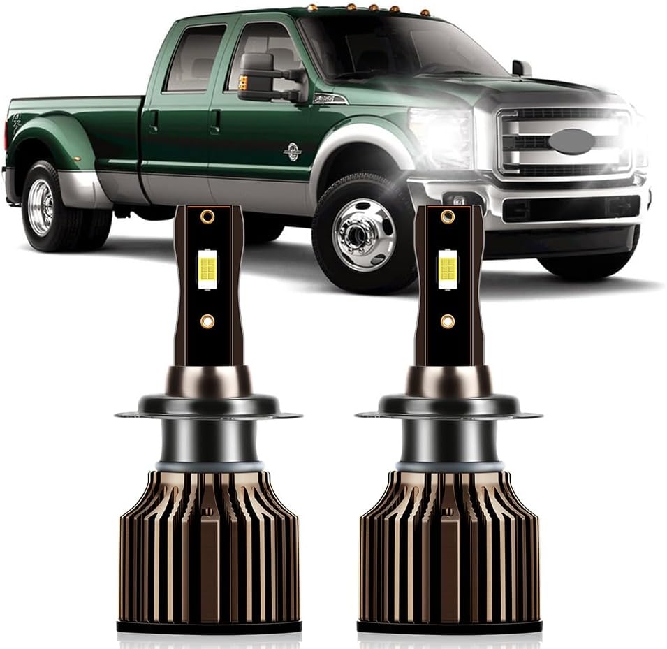 Compatible For Ford Fusion 2006 2007 2008 2009 2010 2011 2012 2013 2014 2015 2016 2017 2018 Light Bulbs, High Beam Car Lights, 6000K White, Plug-N-Play, 30000LM 400% Brightness, 2-Pack