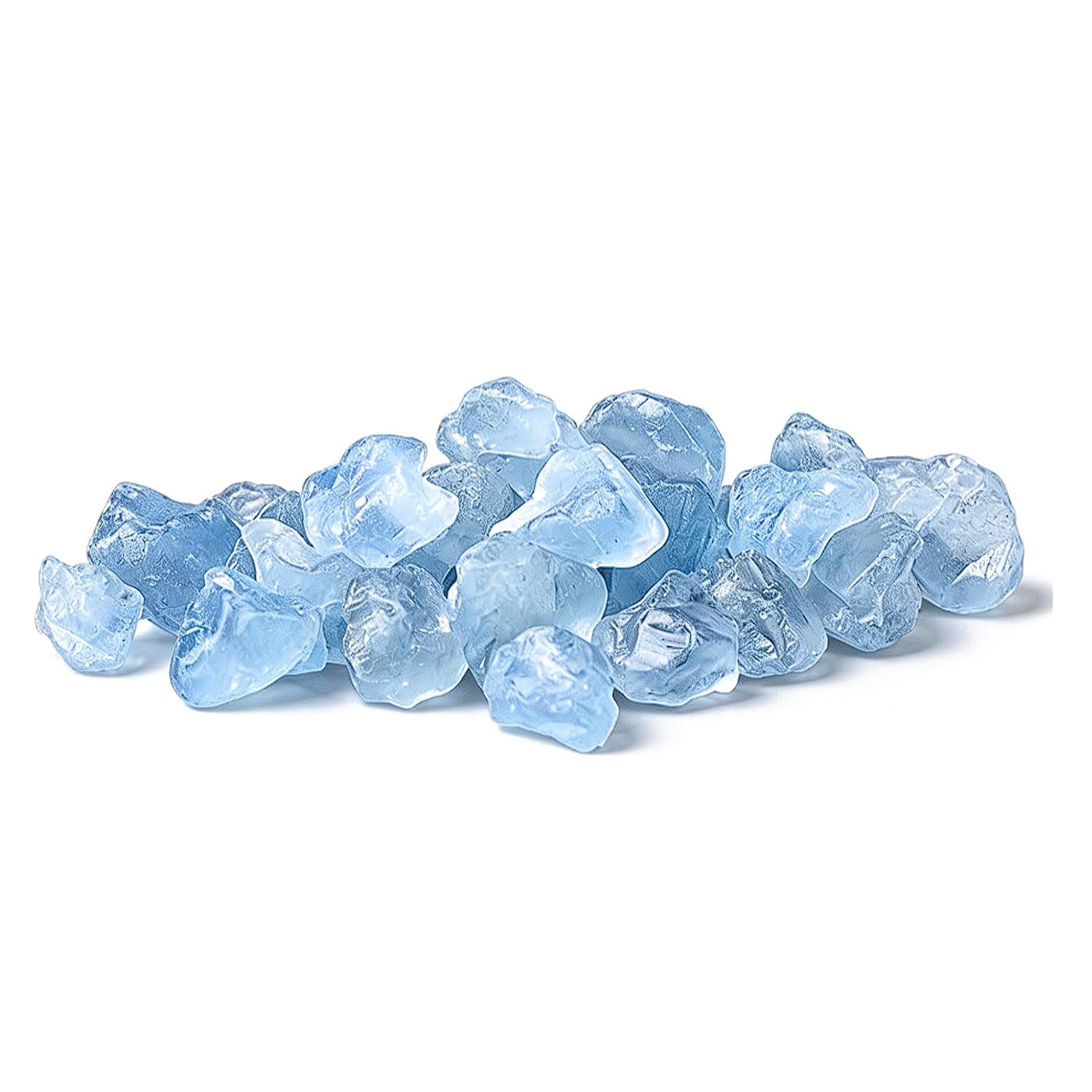 Naturalny surowy niebieski kryształ mineralny okaz bezpłomieniowy dyfuzor zapachowy kamień akwarium dekoracja krajobrazu 100 g/500 g 1-3 cm (500 g (2-3 cm))