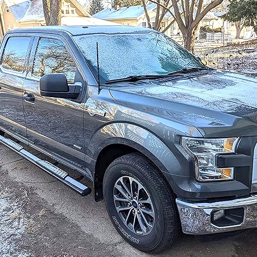 Image of BASIKER 16 Inch Antenna Fit for Ford F150 F250 F350 2009-2024 2025 2026 | Fit for Ford F150 Accessories, Truck Car F-150 F 150 Antenna Replacement, Upgrade Off Road Pickup Radio Signal, Screw Include
