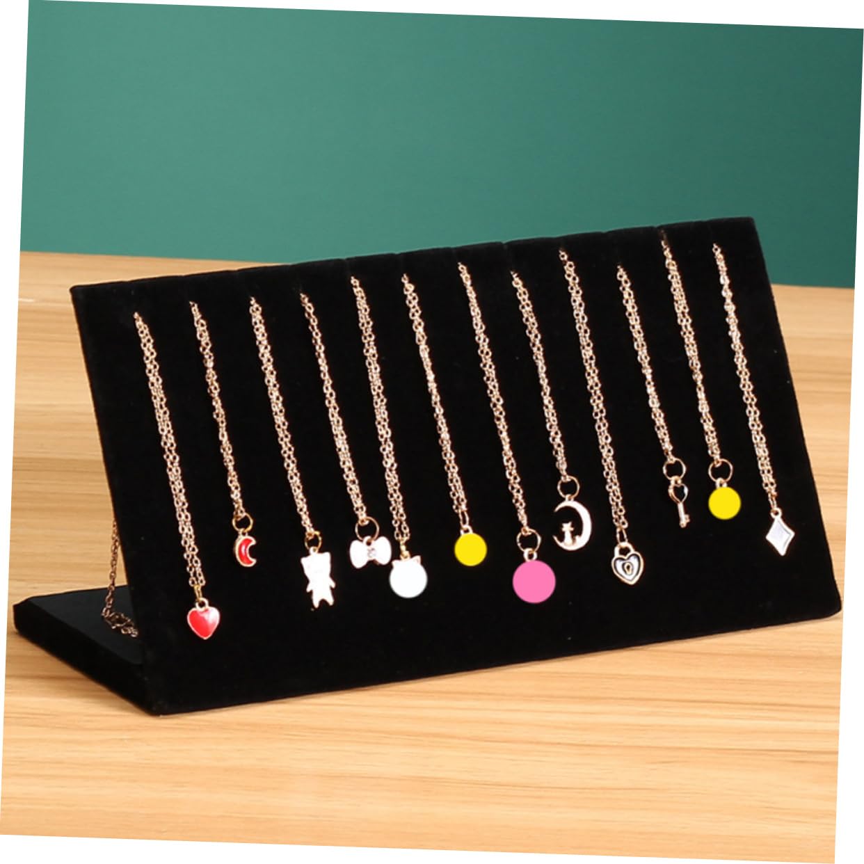 Espositore per gioielli da 3 pezzi, inserto per espositore per gioielli, organizer per collane, appendini per vestiti, porta collane, espositore per bracciali, espositore per catene, espositore p