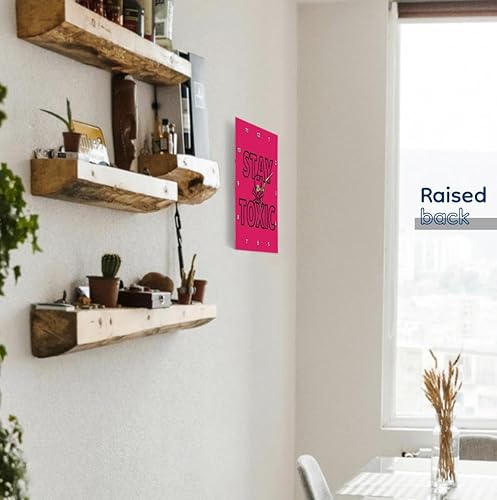 Miniatura 4 de 3dRose Wall Clock Silent - 15 inch - Image of Stay Toxic - s Random Retro Designs