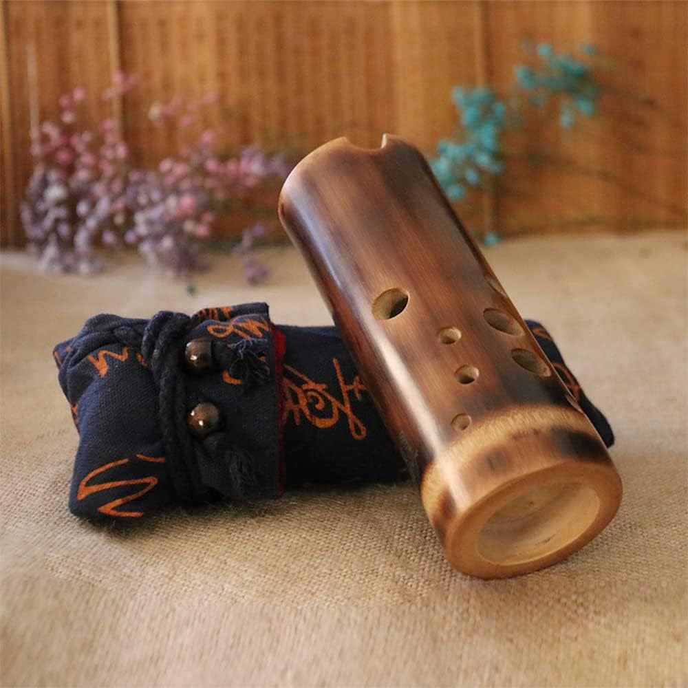 Bass Effect 10 Hole Bamboo Xun, Suitable for Beginners, Easy to Blow, Play, Teach