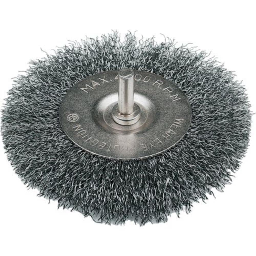 Silverline Multicoloured Rotary Steel Wire Wheel Brush 50Mm (571536)