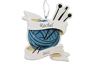 2022 Personalized Yarn Stocking Christmas Ornament