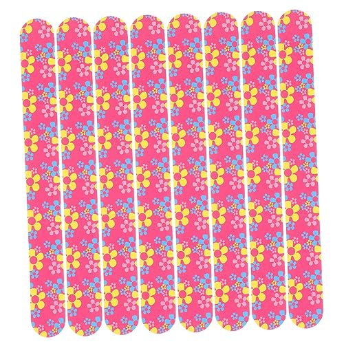 Didiseaon 8Pcs Double Sided Sponge Nail Files Nail Care Tools for Smooth Polishing and Shaping Durable and Reliable Fingernail Files for Professional Manicure Experience