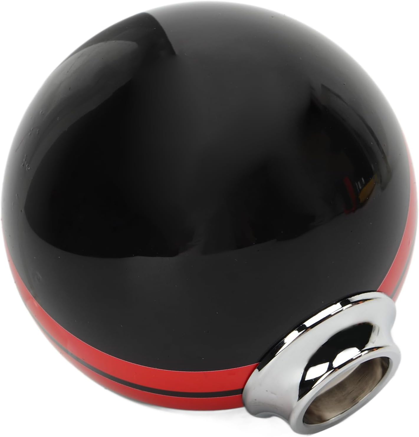 Akozon 5 Speed Gear Shift Knob for Manual Replacement Shifter Lever Stick Head Knob for from 1967 to 2018 (Black Red)