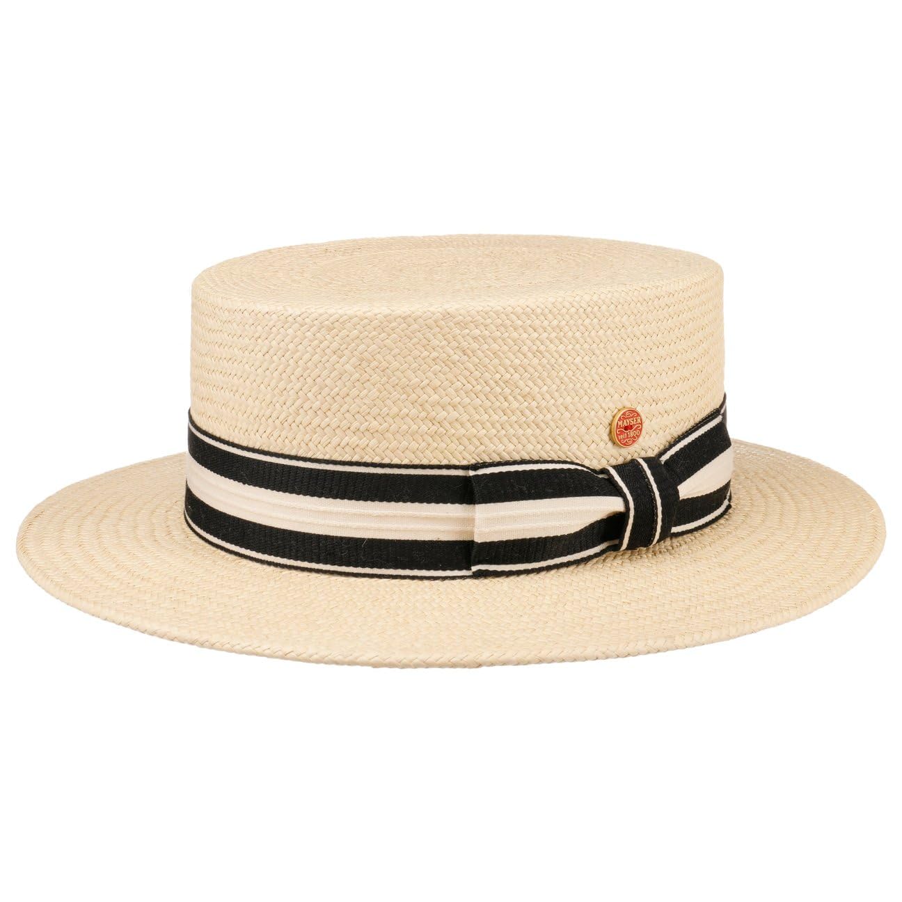 Mayser Women's Nature Gondolo Boater Panama Hat By