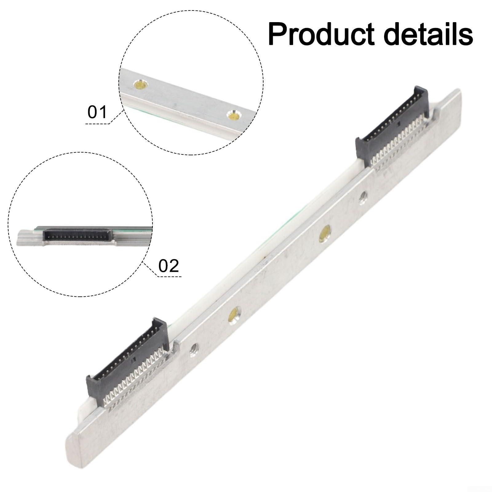 Testina di stampa di ricambio per stampanti termiche Zebra ZD420 ZD620 203dpi OEM Part P1080383-001 Stampa ad alta risoluzione