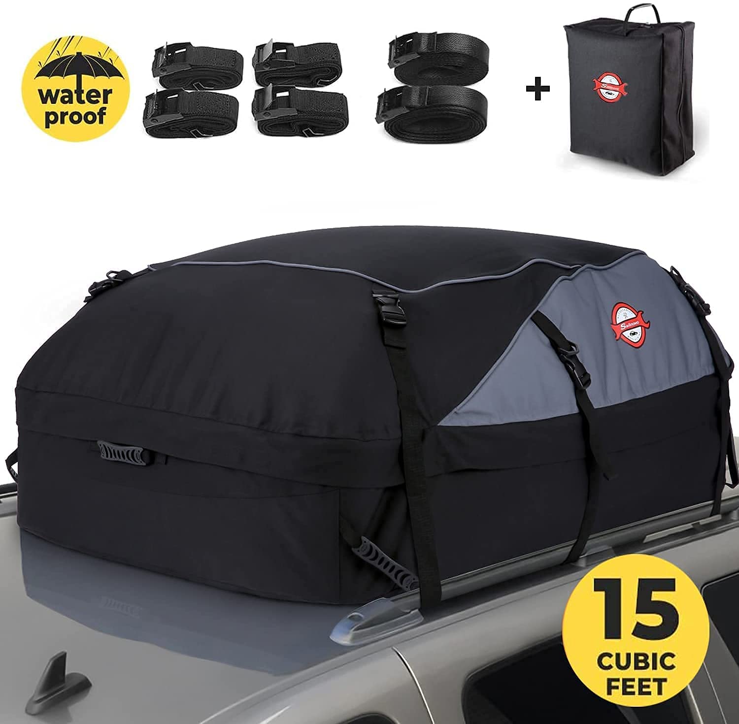 Buy Sailnovo Car Roof Bag Cargo Carrier, Waterproof Rooftop Cargo