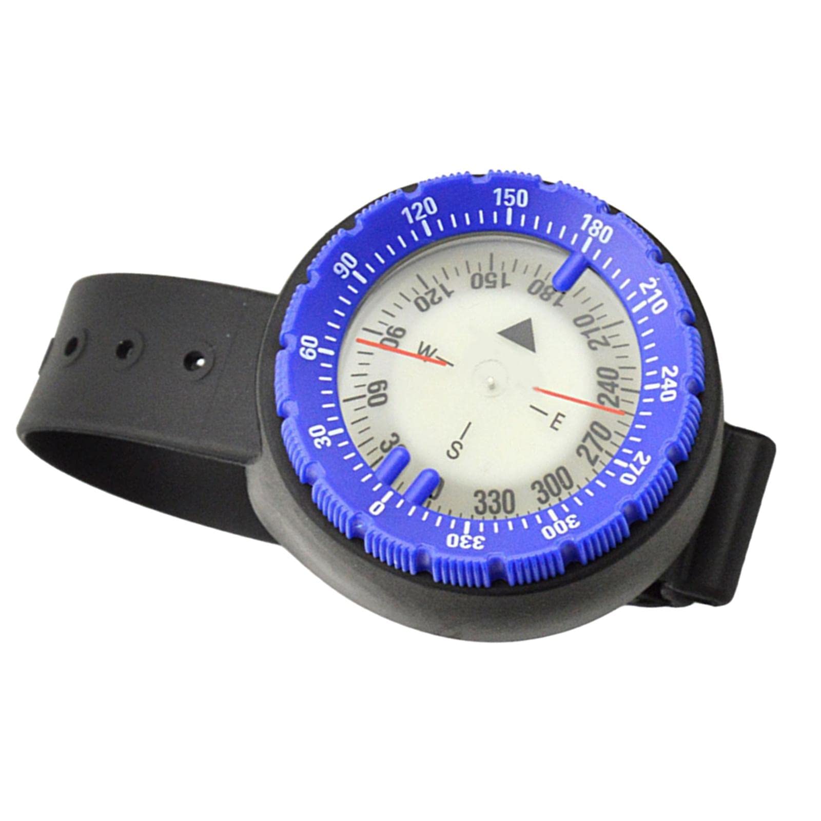 UJEAVETTE® Scuba Dive Underwater Wrist Compass Gauge Max Depth 50M Waterproof Blue-picture-12