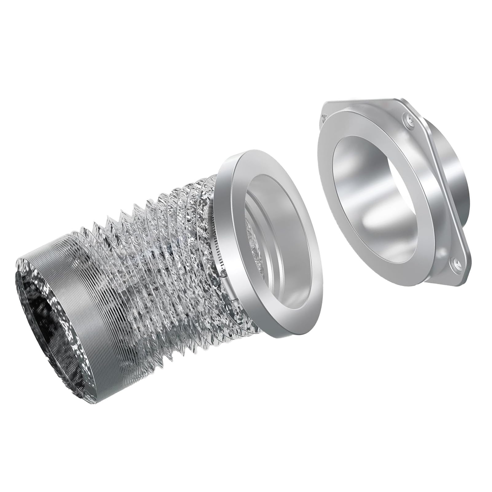 Karlak Kit Conector Rápido de Ventilación de Secadora con Imanes Gran