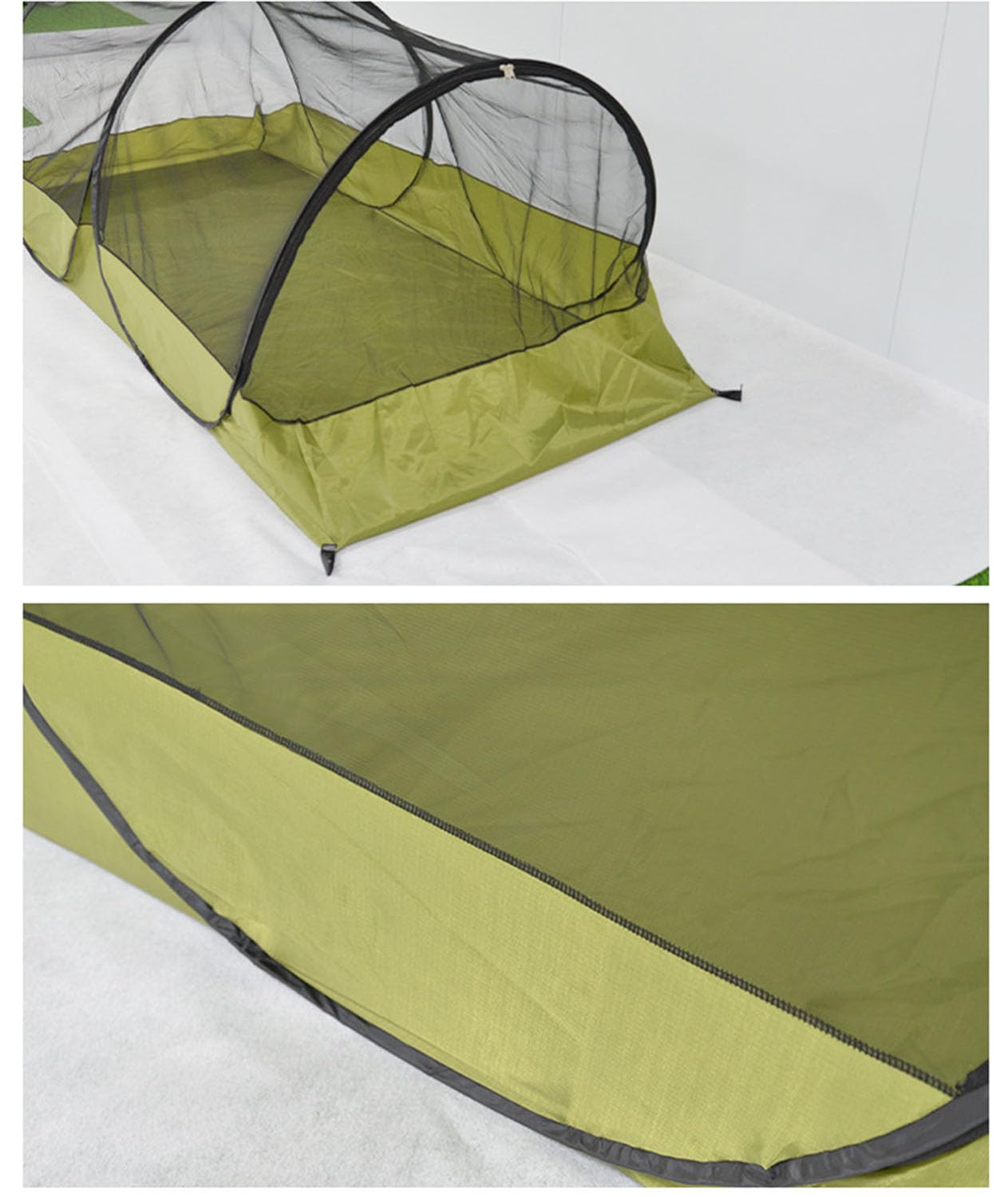 Moskitonetz Pop Up Bett Outdoor, 220 * 120 * 73cm Faltbares Leicht Installieren Unten Wasserdicht Tragbares Campingzelt für Bett Outdoor Campin Bequem Schnell und Tragbar