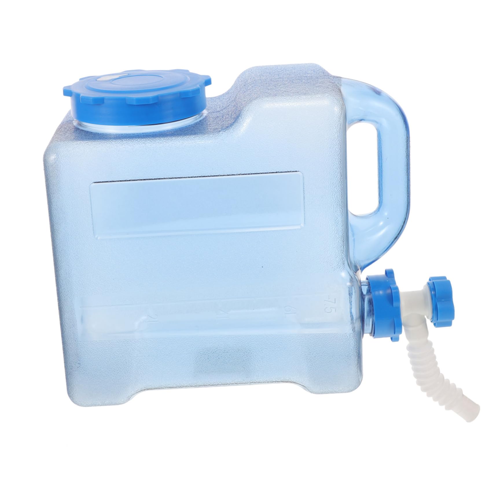 Toyvian Tragbarer Wasserspeicherbehälter 7,5l Auspc mit Auslaufschutz und Leichtem Design für Camping und Heimgebrauch Wasserkanister mit Griff und Wasserhahn