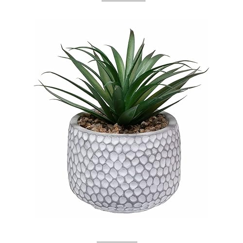 CADNLY Small Fake Plants in Pot - Artificial Succulents Plant for Desk - Small Faux Plants Indoor Modern Farmhouse Plants Artificial Decor – Potted Small Plants Decor for Bedroom Bathroom Office Shelf