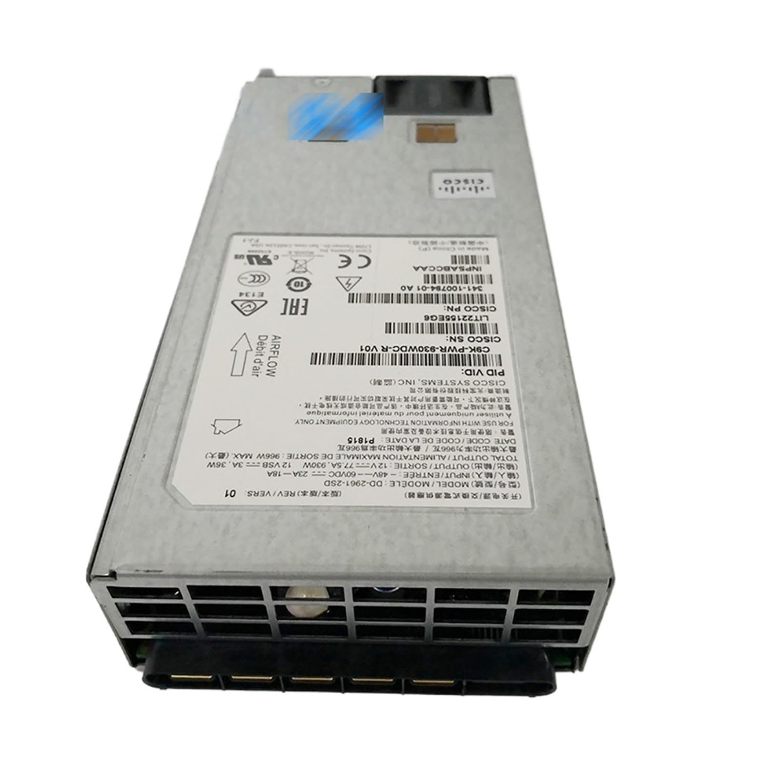 JJKKOZVQF C9K-PWR-930WDC-R Power Supply 341-100794-01 930W