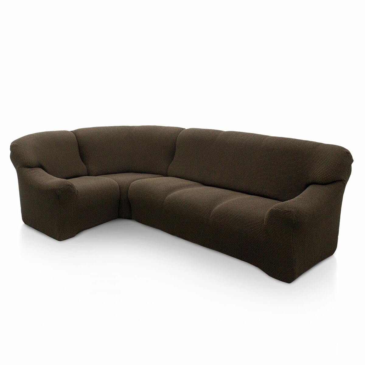 SOFASKINS® Super elastische hoekbankhoes, wasbaar, hoogwaardig, ademend, comfortabel en duurzaam, bankhoes, eenvoudig aan te brengen, afmetingen (340-540 cm), kleur gras