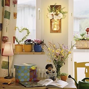 Rustic Wall Sconces Mason Jar Sconces Handmade Wall Art Hanging Design with Remote Control LED Fairy Lights and White Peony,Christmas Decor Gift Farmhouse Wall Home Decor Living Room Lights Set of Two Rustic Wall Sconces Mason Jar Sconces Handmade Wall Art Hanging Design with Remote Control LED Fairy Lights and White PeonyChristmas Decor Gift Farmhouse Wall Home Decor Living Room Lights Set of Two