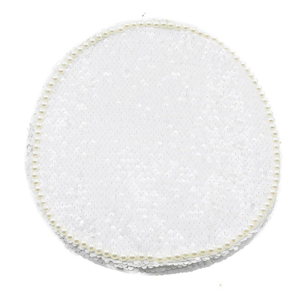 Cappello Sposa Cappello Capitano della Sposa Cappello Marinaio Sergente Cappello Militare con Paillettes Perla con Cappello Scuro Cappello Discoteca con Paillettes per Festa di