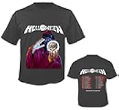 Helloween Band Keepers Tour Mens Short Sleeve T Shirt Vintage Style Power Metal Band Graphic Tees