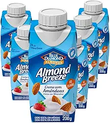 Creme de Leite de Amêndoas Almond Breeze - 6x 200g