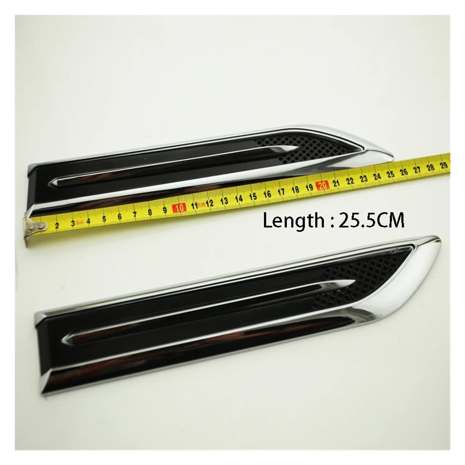 daili store ABS Chrome po stronie samochodu zmodyfikowane naklejki samochodowe kompatybilne z Audi A3 A4 A5 A6 Q3 Q5 Q7 naklejka akcesoria naklejka na samochód Car Styling