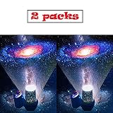 ★ 7 conjuntos de película, las luces del cielo nocturno vienen con 7 juegos de escenas opcionales: Luna, Constelación, Sea World, Xingyue, feliz cumpleaños, Sistema Solar y ocho planetas, nebulosa. Todas las imágenes están claramente proyectan en el techo de la habitación. constelación efectos fantásticos y las estrellas en movimiento, brillantes y románticas ayudarles a tener un dulce sueño