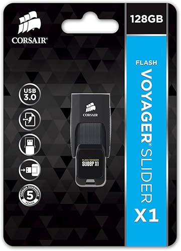 Miniatura 6 de Corsair CMFSL3X1-128GB Flash Voyager Slider X1 128GB USB 30 Flash Drive