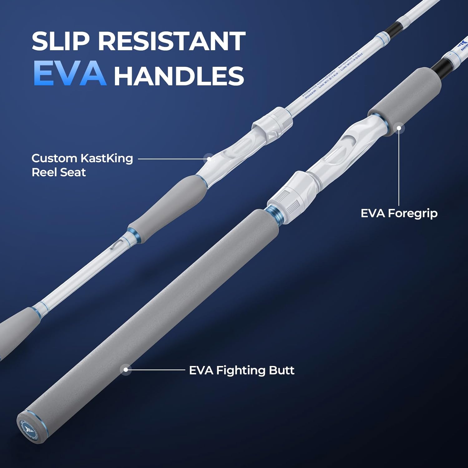 KastKing Centron Lite Travel Fishing Rod and Reel Combo, Packable Twin-Tips Spinning & Baitcaster Combos, Lightweight IM6 Graphite, Portable Multi-Piece Kit for Freshwater Saltwater Bass Trout - Image 10