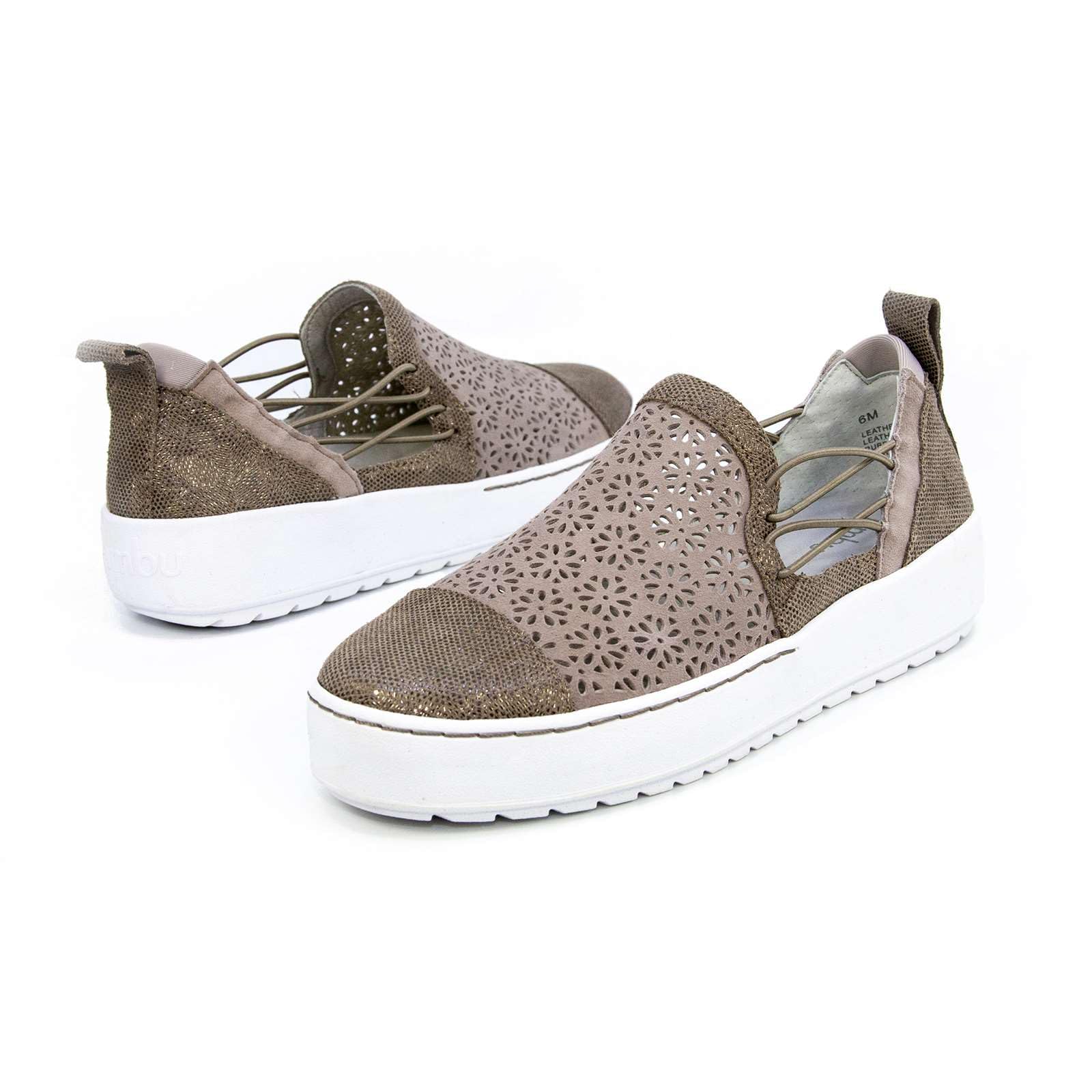 Jambu Women's Erin Slip On Shoes, Taupe,12 M US