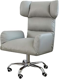 KYSZD-Uhren Silla de Oficina giratoria ergonómica con Soporte Lumbar y reposacabezas de 68 cm de Ancho Silla Informal para computadora Altura del Asiento: 45-60 cm