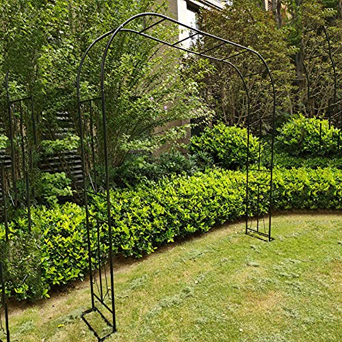 Arche de jardin en métal résistante aux intempéries et pavillon durable