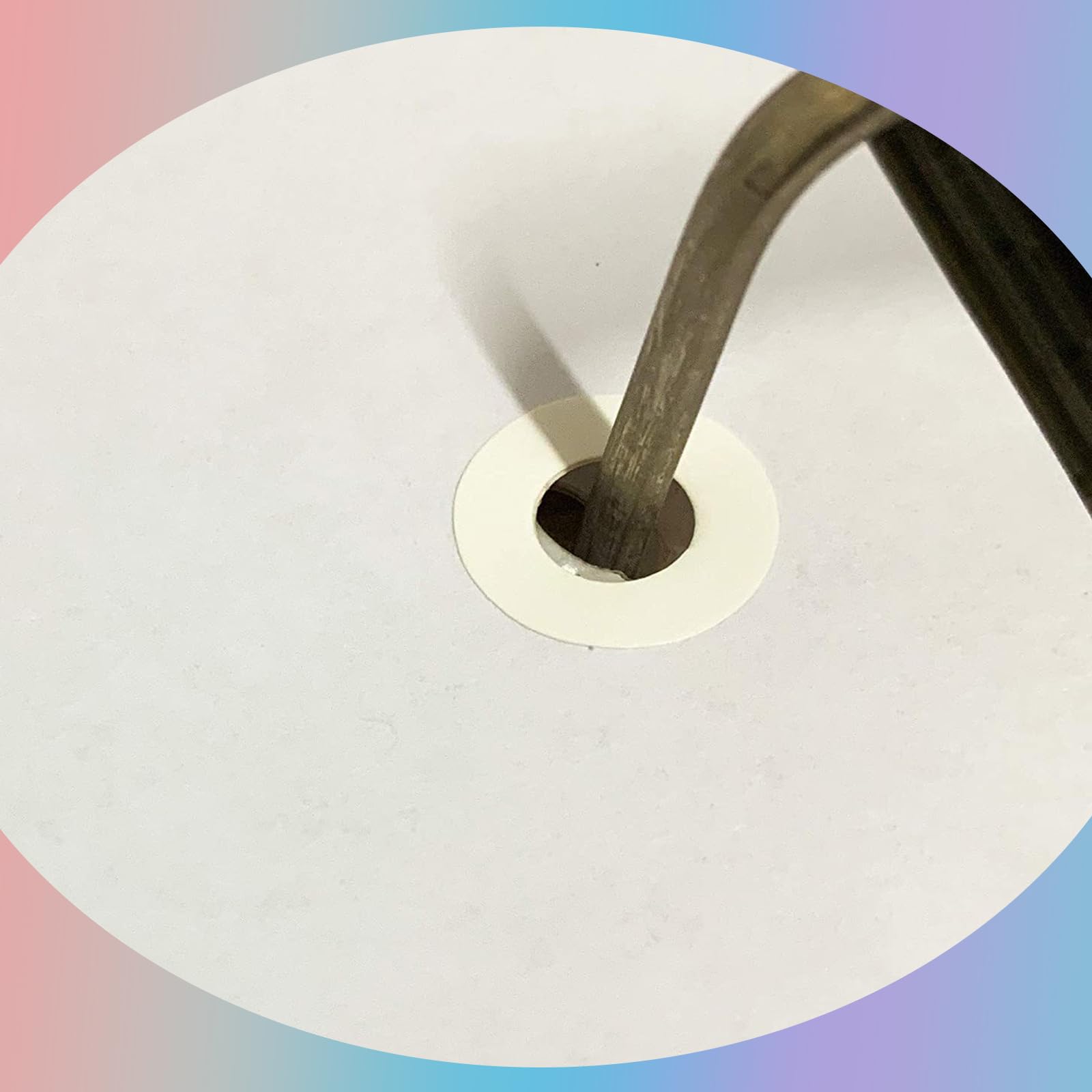 Salvabuchi Fogli Anelli Rinforzi Trasparenti 13mm Bianco 1000 Pezzi
