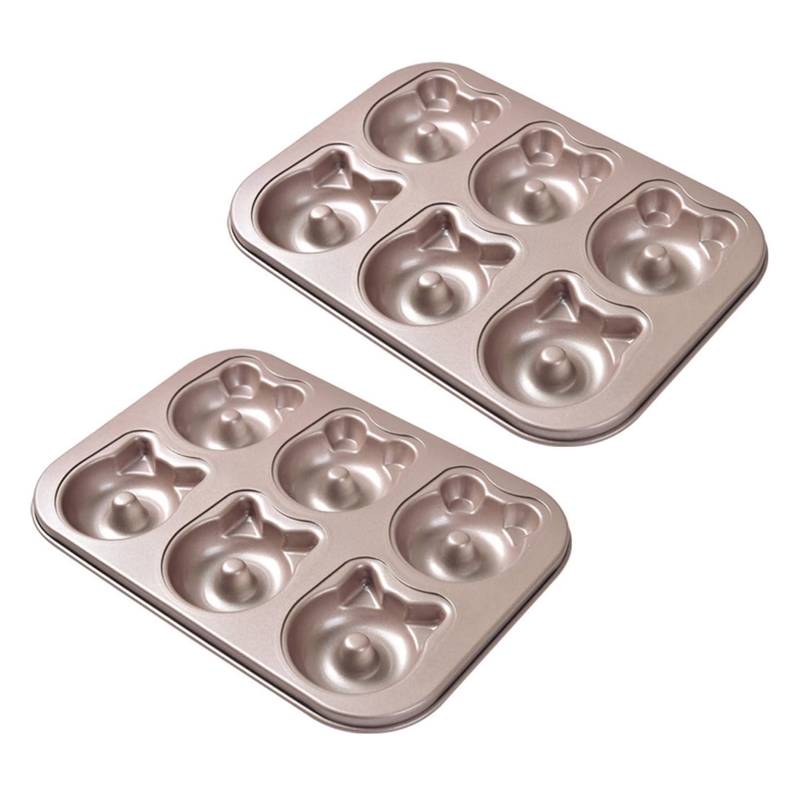 Tsophreniq 2 Pack Baking Pans Set Nonstick Cake Molds Set Carbon Steel Texture Kitchen Bakewares Molds Suitable for Pans