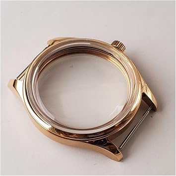 YANGQI yaoqijie 42mm Polished Stainless Steel Case Compatible With Watch Literal 37mm Compatible With ETA6497/6498, St3600 lasting Color K2
