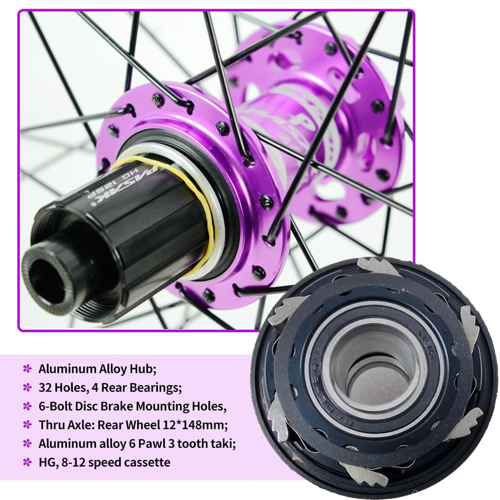 ESTRELA_15インチ パープル 8スポーク ホイールセット Amazon.co.jp: スルーアクスル BOOST ホイールセット 15*110/12*148mm