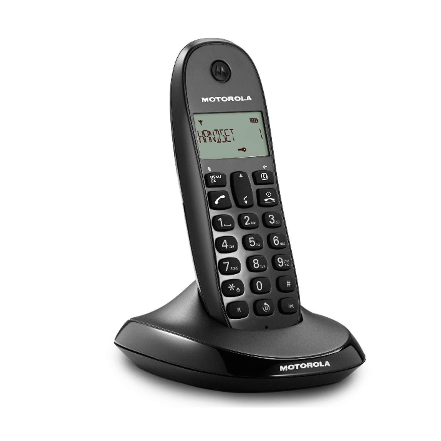 MOTOROLA C1001L Teléfono inalámbrico | Sencillo y fácil de usar | Ampliable hasta 5 terminales | Teléfono inalámbrico manos libres - 2
