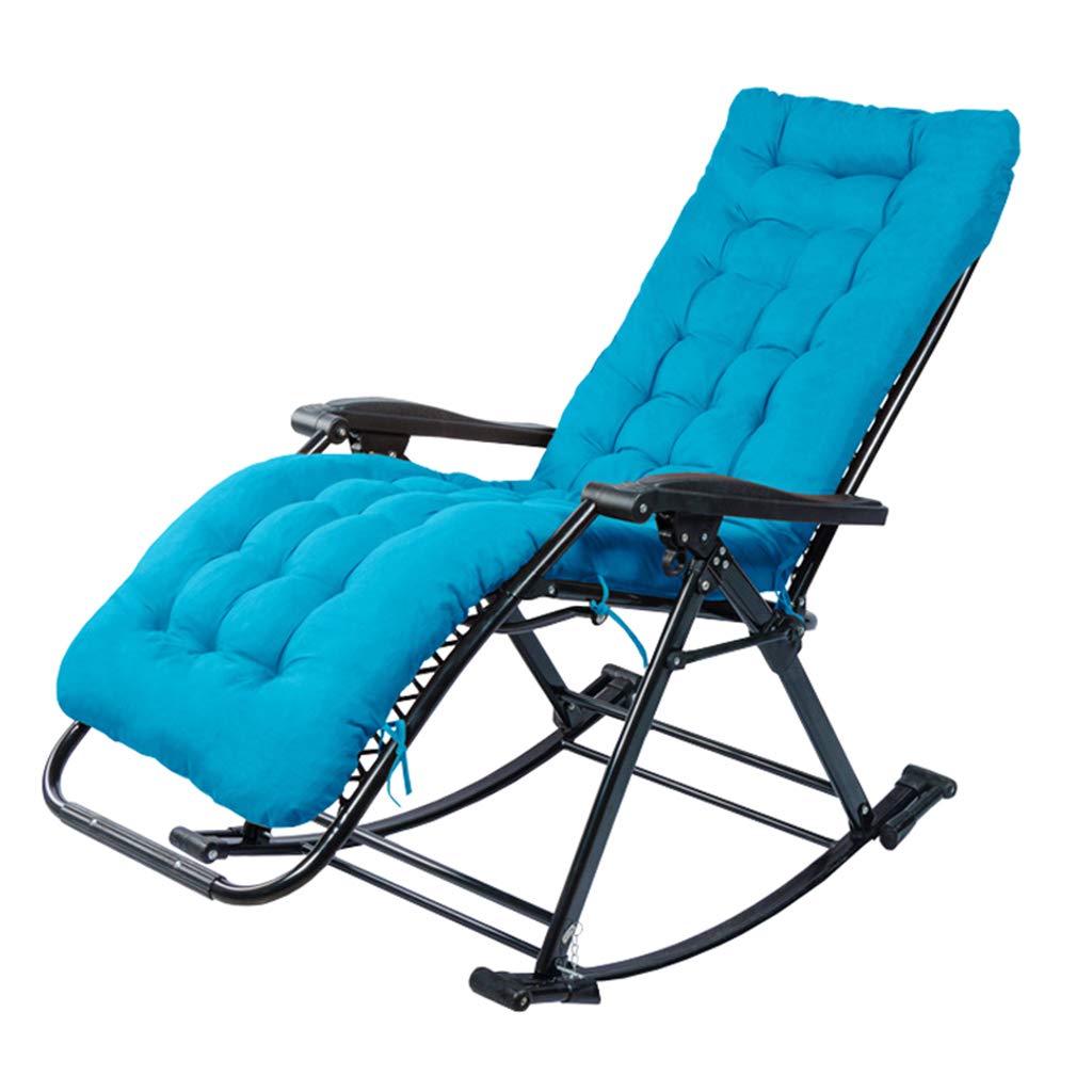 Chaise à bascule d'extérieur pliable pour un confort zéro gravité au jardin