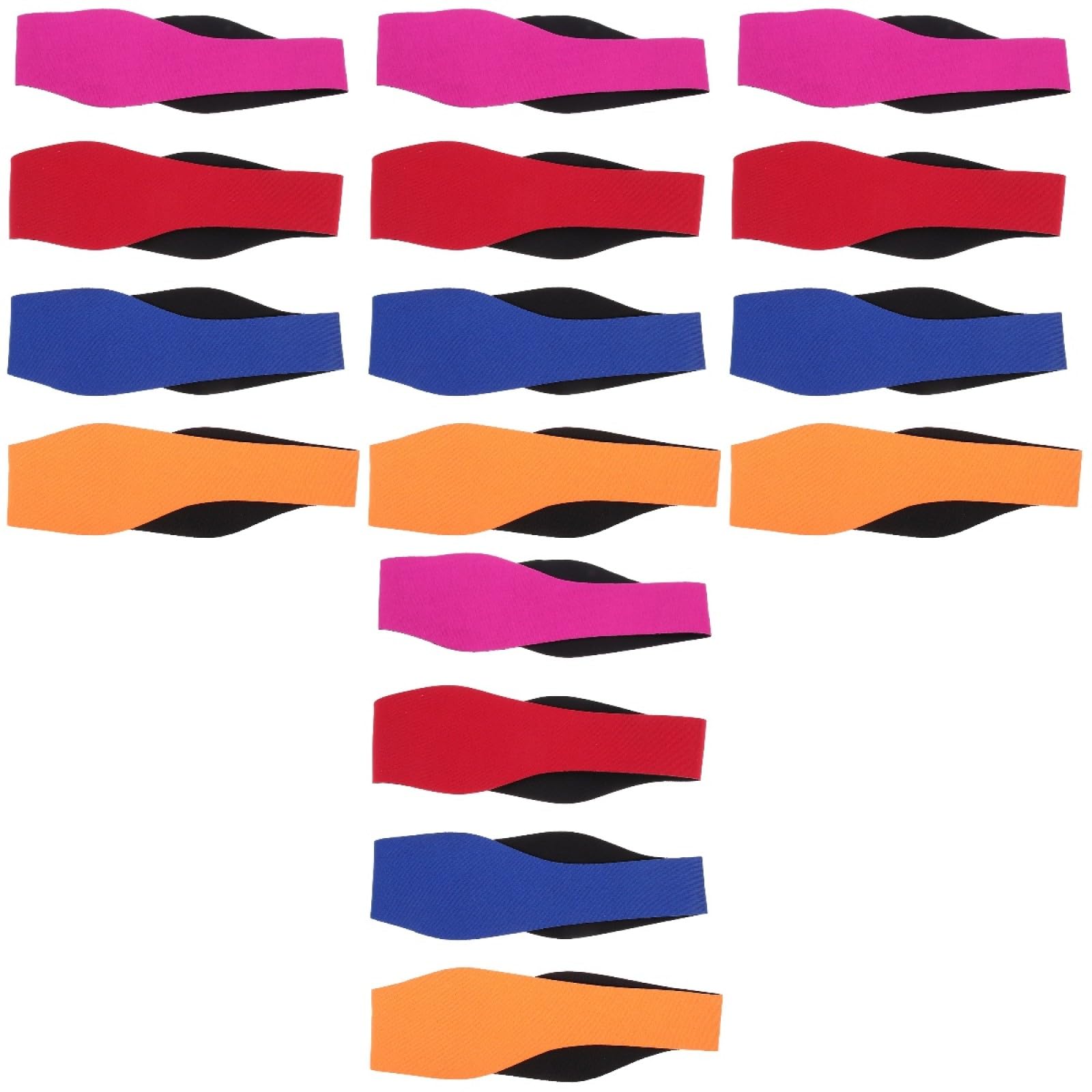 BESTonZON Banda Ajustable Para Natación Cubierta Para Oídos Y Transpirable Para Natación Baño Y Kayak Material Neopreno 4 Piezas X 4