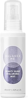 Balance Me Beauty Sleep Hyaluronic Mist – 100% Natural Vegan - Hydrates Skin & Calms Mind – A Nighttime Pre-Pillow Mist – For All Skin Types – Made In UK – 45Ml
