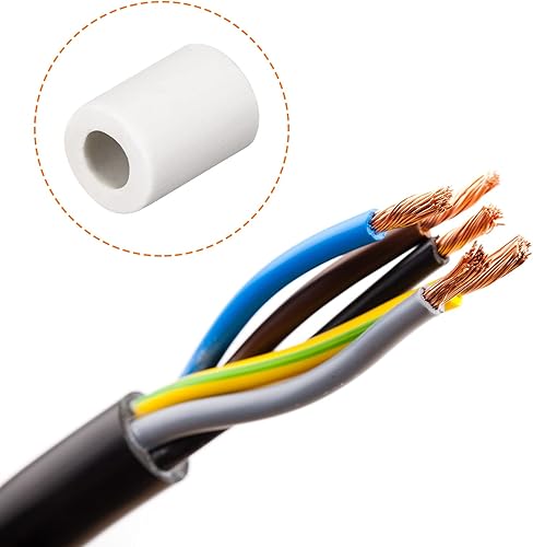 Miniatura 4 de Tubo de cerámica con cableado de cerámica para protección de aislamiento térmico de paquete de cables - 0.157 in de diámetro20 piezas