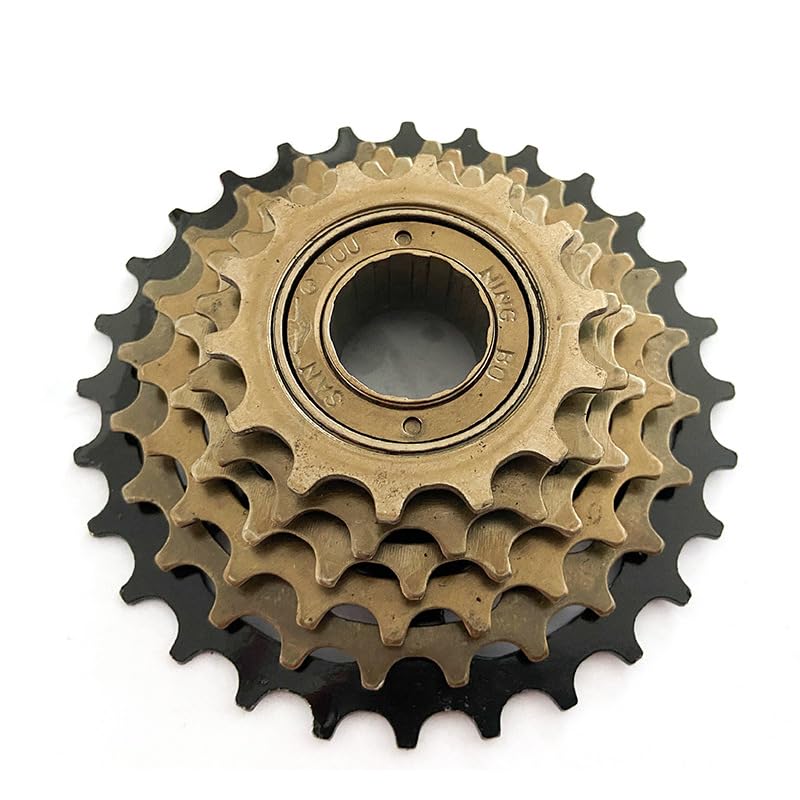 Roue libre rotative 6 vitesses filetée pour un pédalage fluide sur vélo
