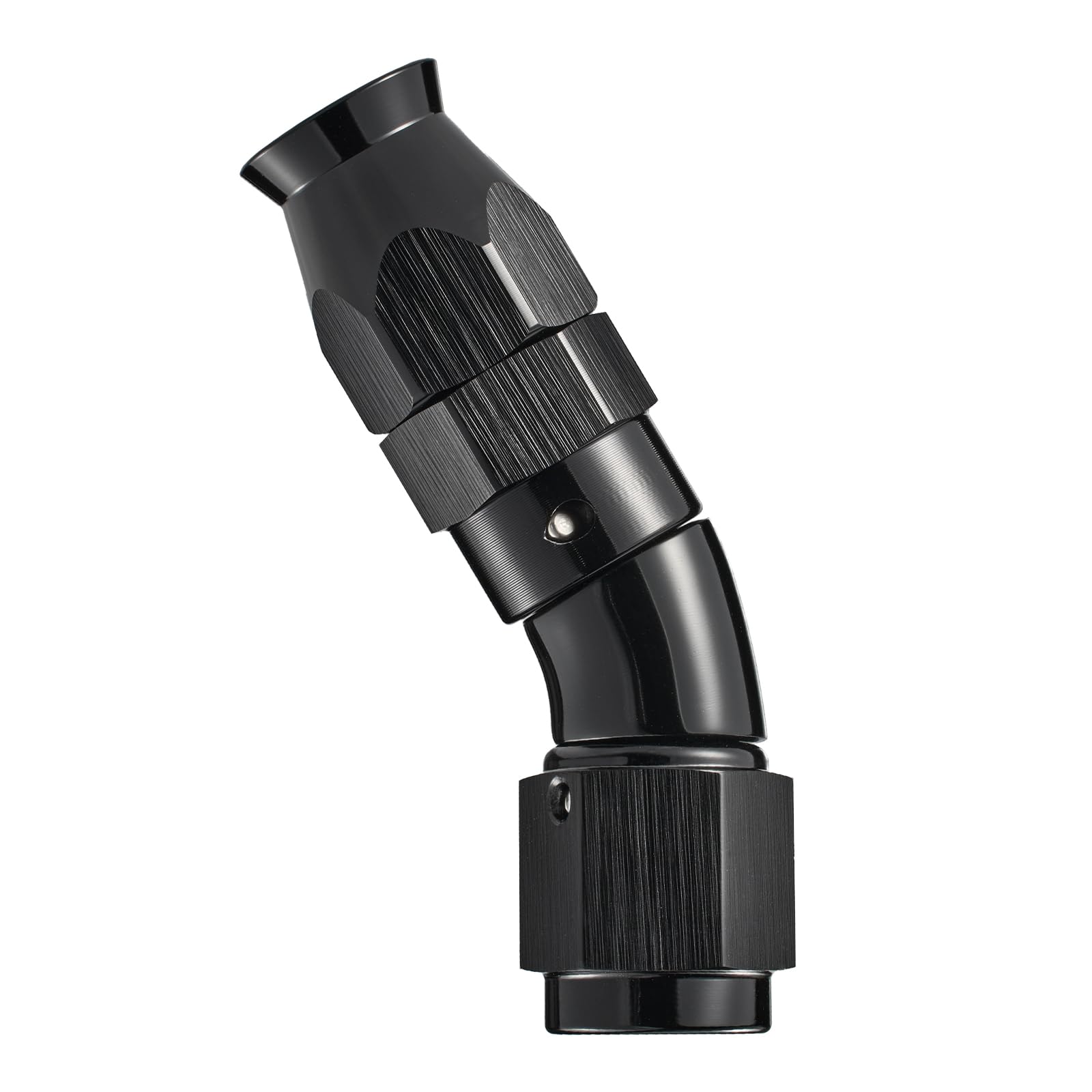 EVIL ENERGY 3AN PTFE Fitting Hose End Fitting 30 Degree Black for PTFE Hose Only