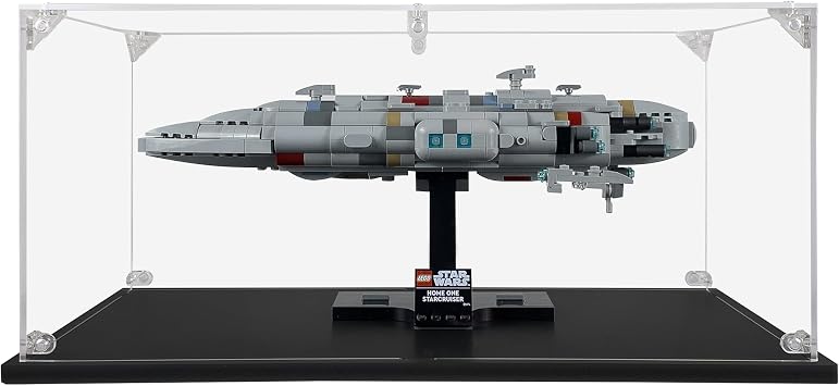 Acrylic Display Case Compatible for Lego Home One Starcruiser #75405, Dustproof Display Case Case Only Lego Sets are NOT Included